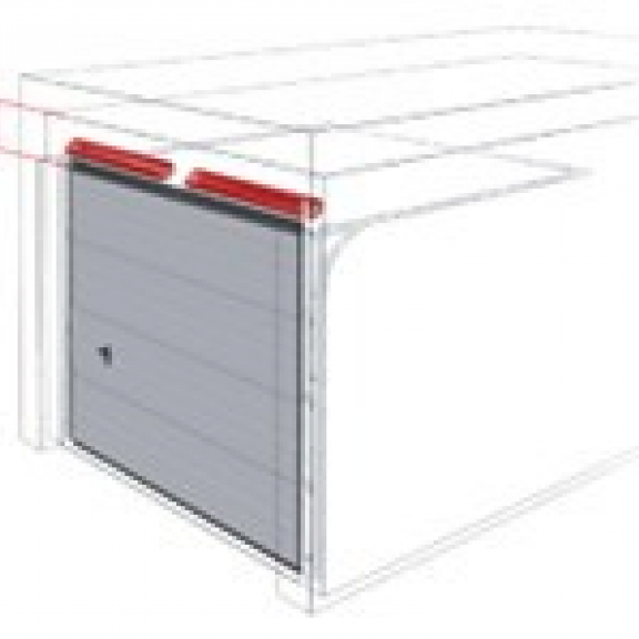 Vzmeti so montirane na preklado – minimalni prostor 400 mm